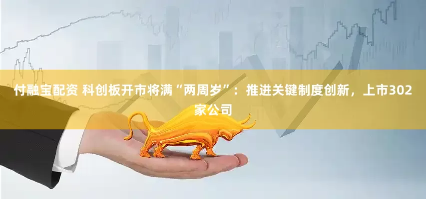 付融宝配资 科创板开市将满“两周岁”：推进关键制度创新，上市302家公司