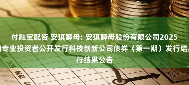 付融宝配资 安琪酵母: 安琪酵母股份有限公司2025年面向专业投资者公开发行科技创新公司债券（第一期）发行结果公告
